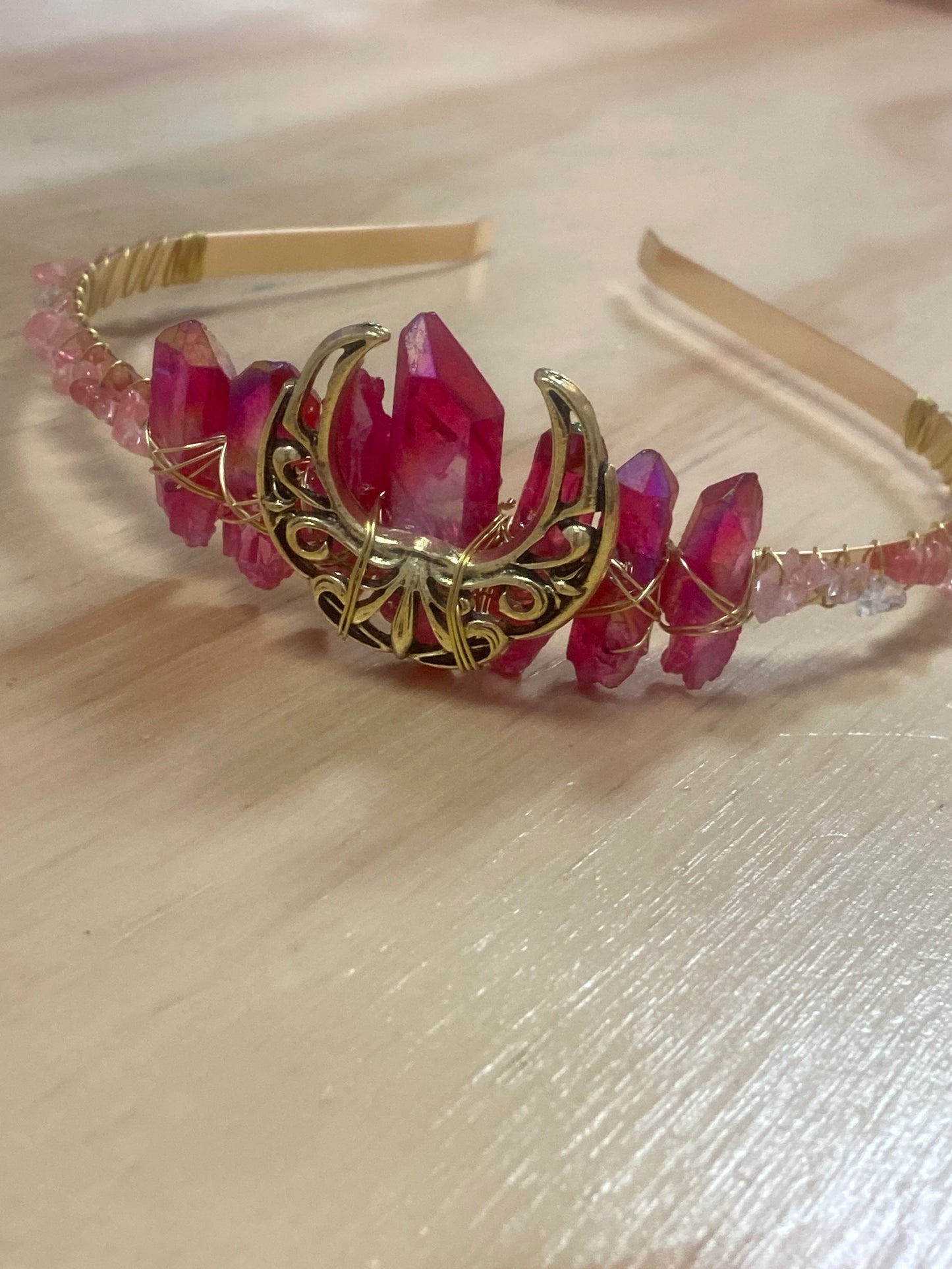 Fire Quartz Moon Crown