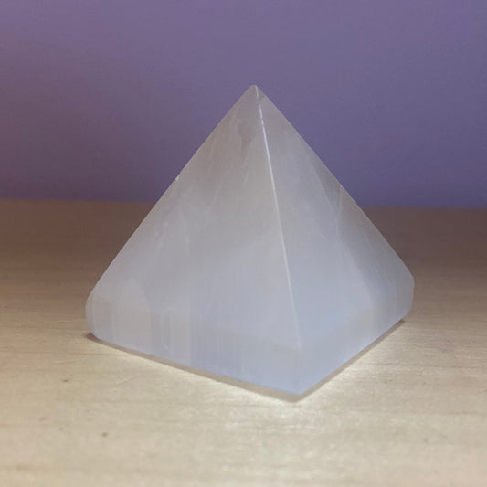 Small Selenite Pyramid