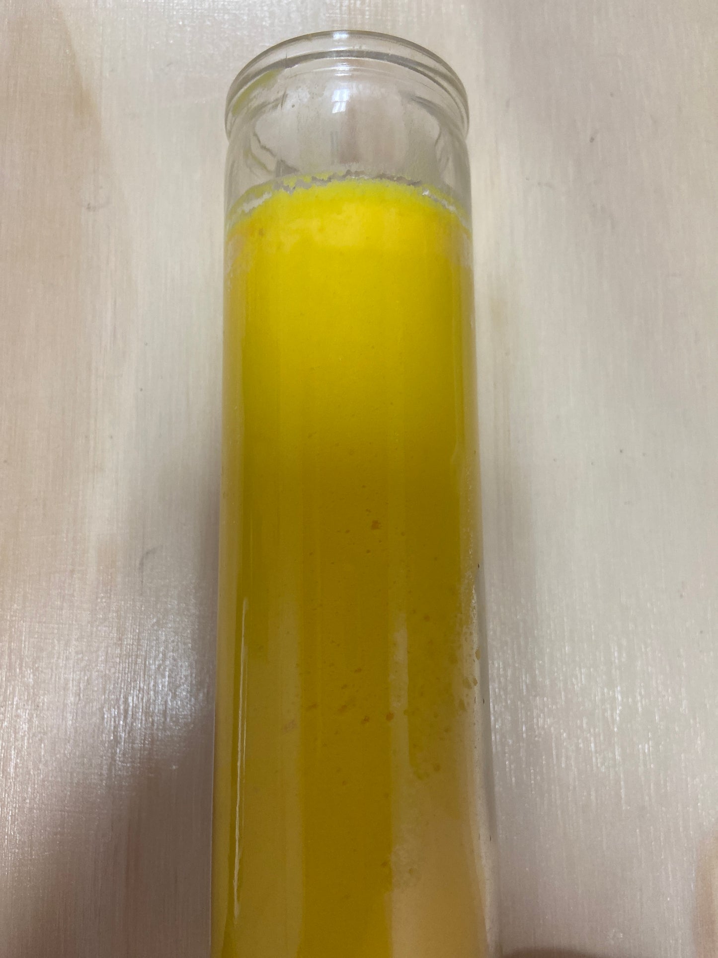 Yellow Candle 8in