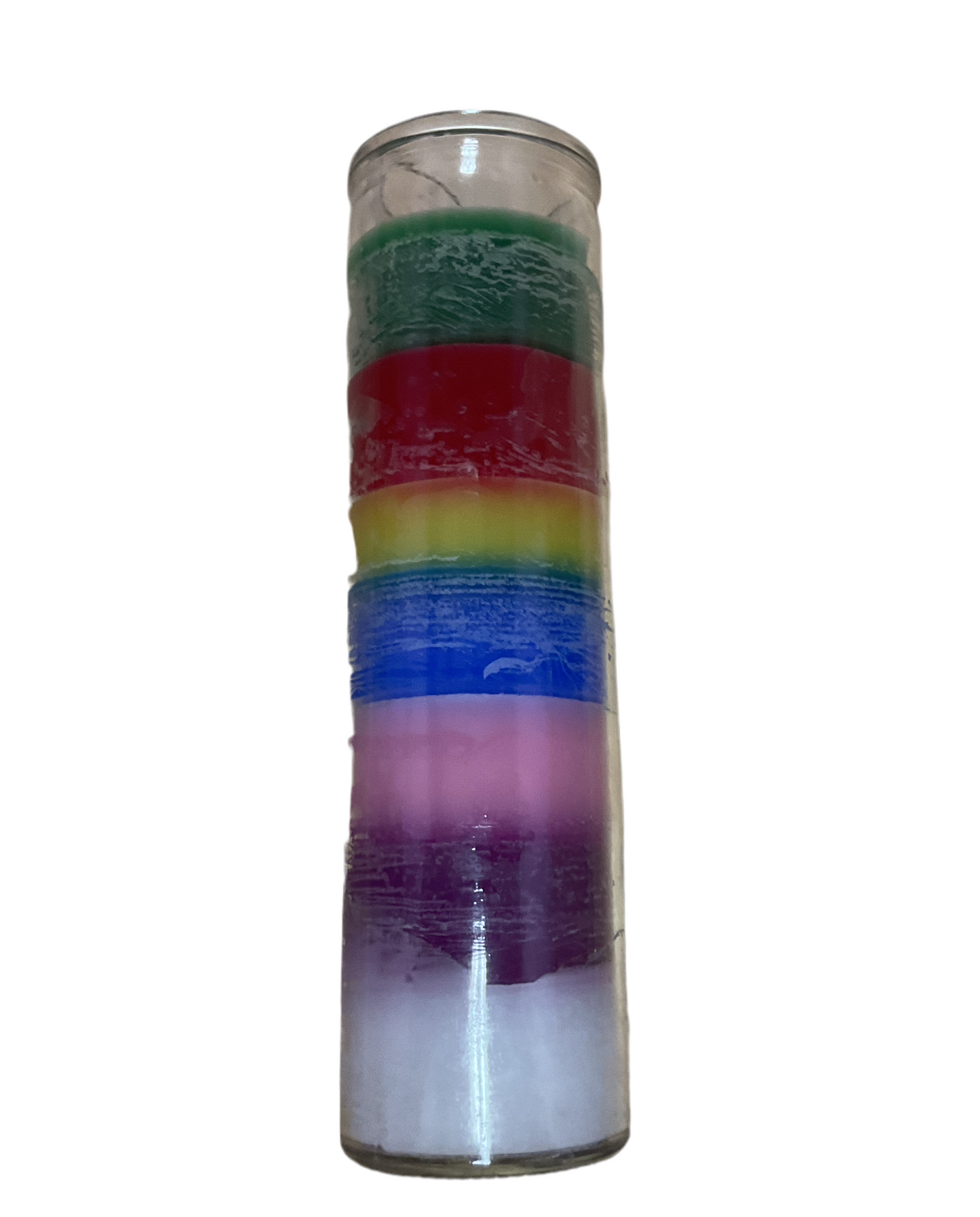 7 Colors Candle 8in Chakra Candle