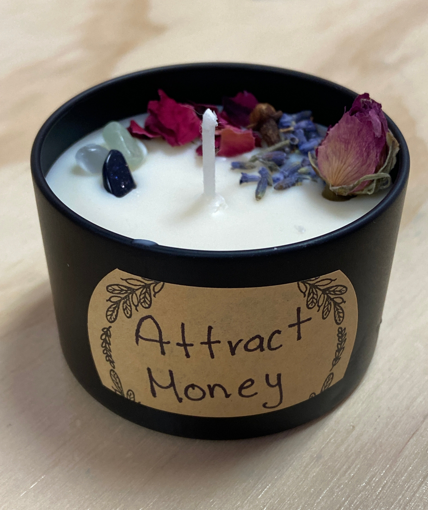 Attract Money Tin Candle 4oz