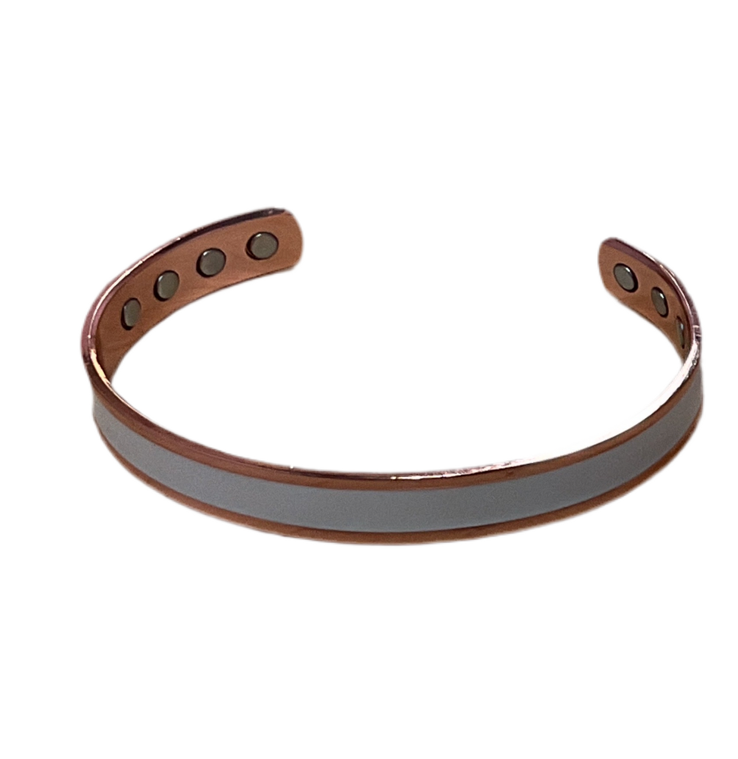 White Copper Bangle Magnets