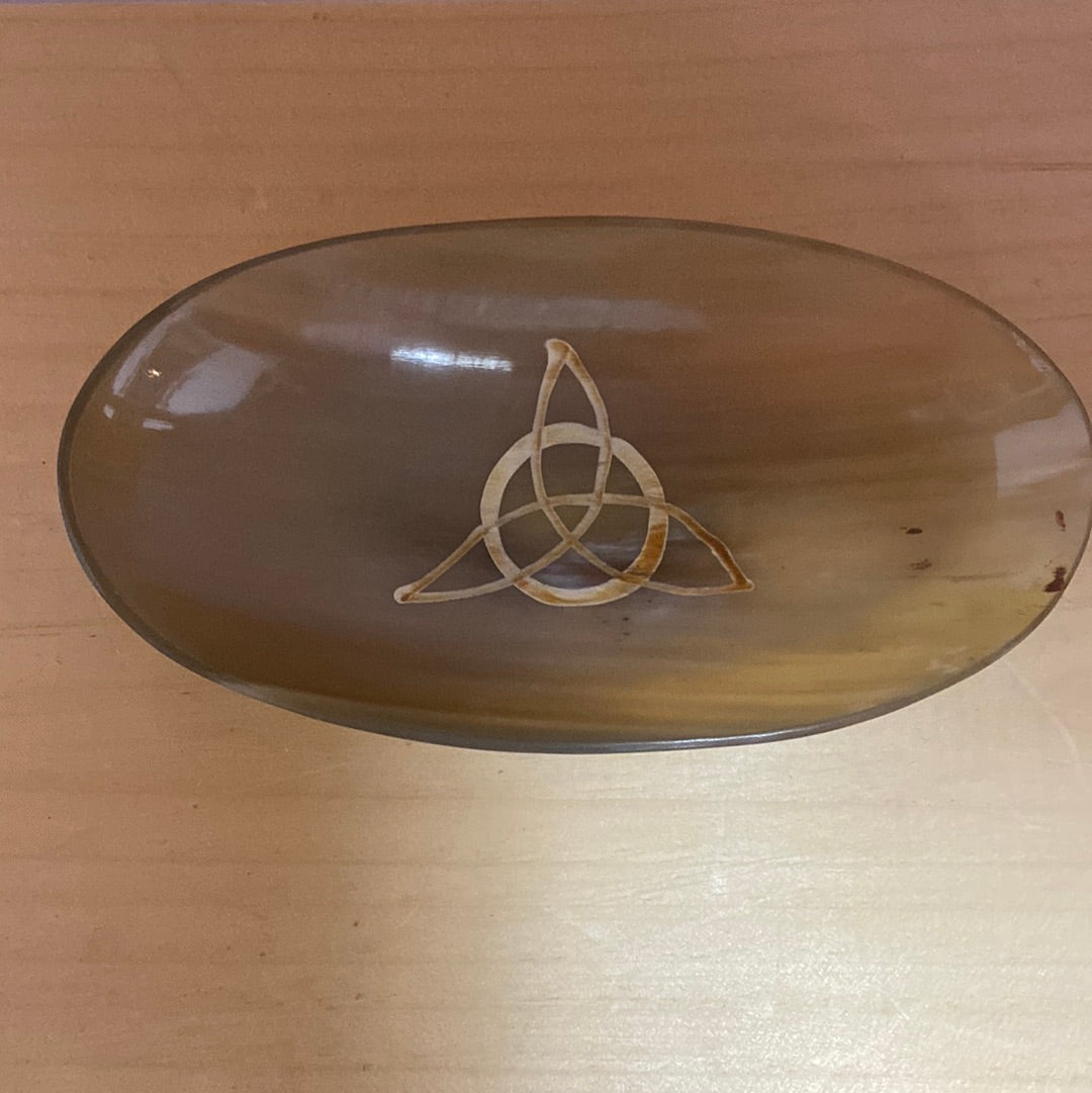 Ritual Oval Bowl Buffalo Horn