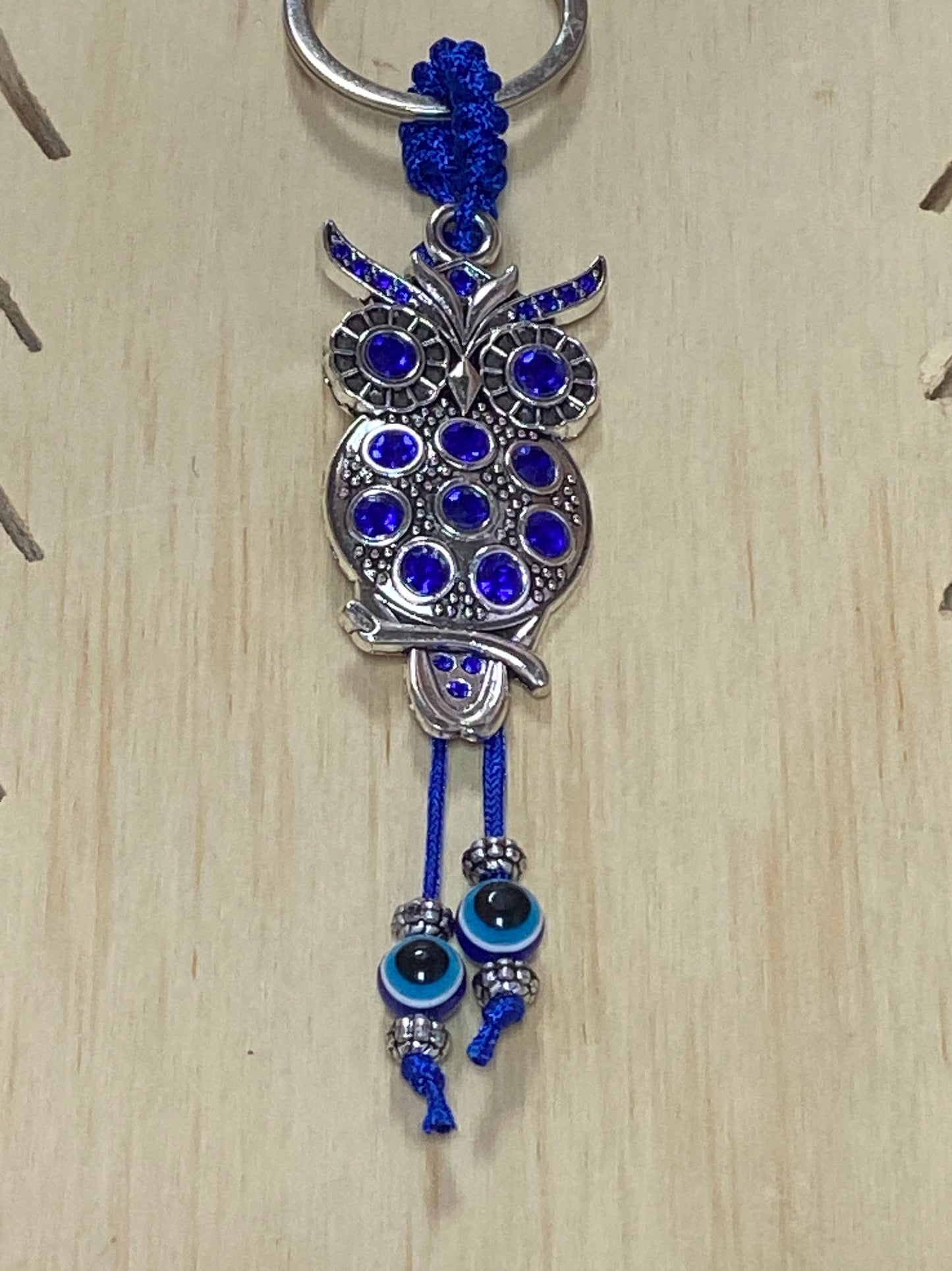Owl Evil Eye Keychain