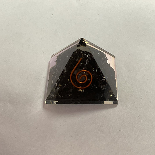 Small Black Tourmaline Orgone Pyramid
