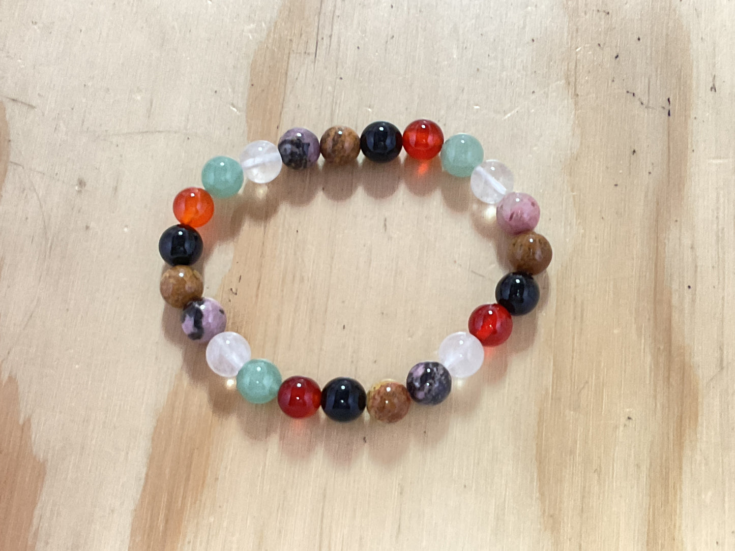 Mixed Stones Bead Bracelet