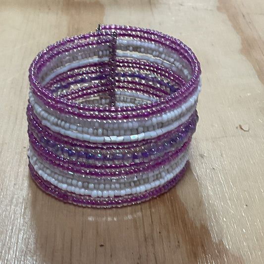 Boho Beaded Cuff Bracelet