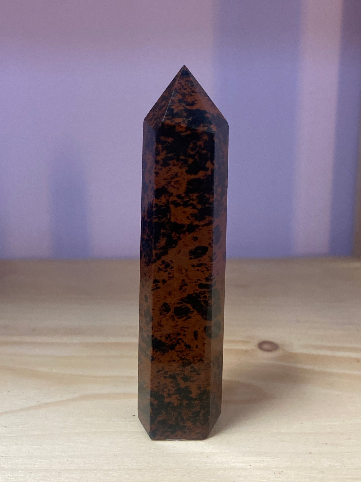 Mahogany Obsidian Point