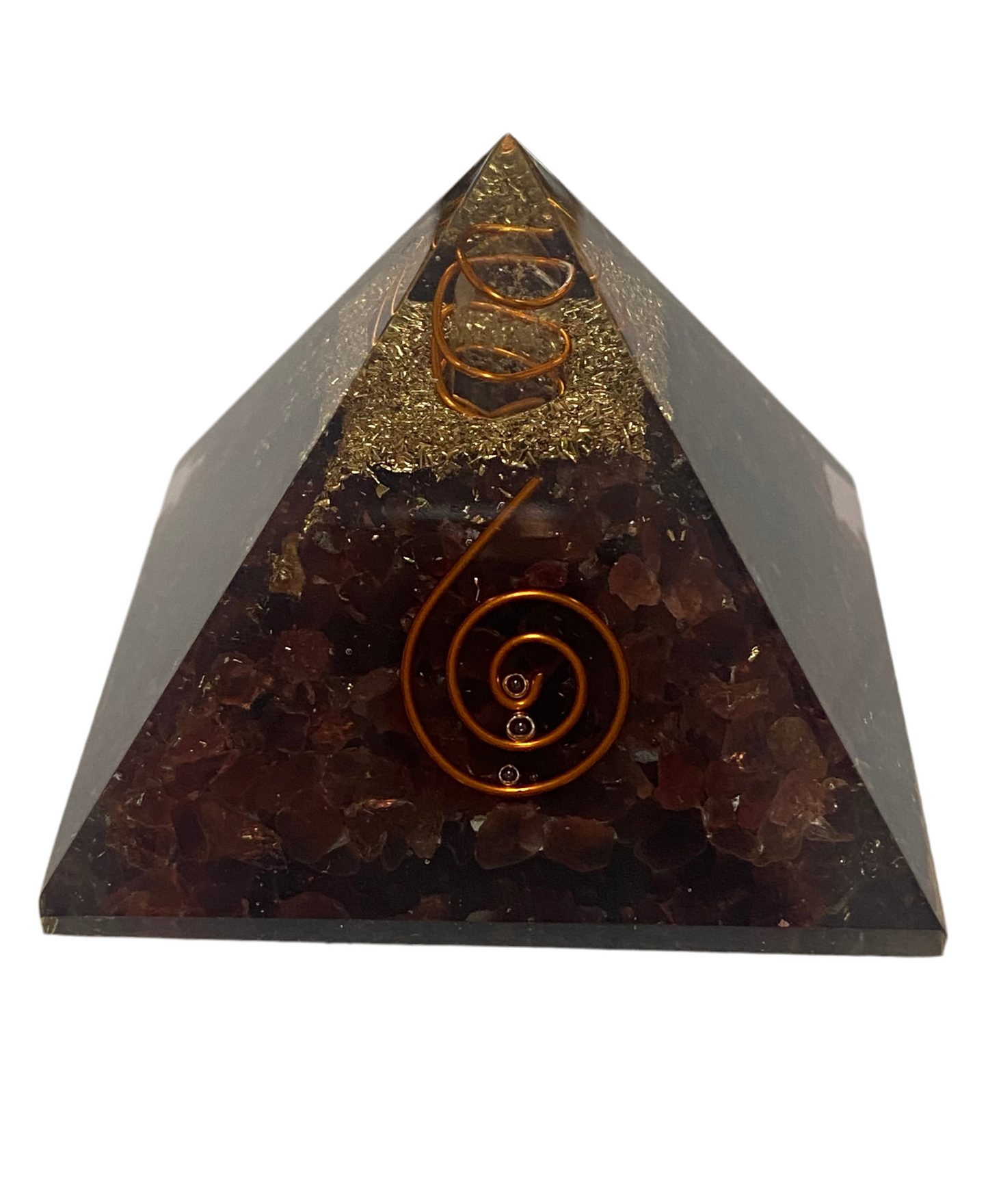Medium Garnet Orgone Pyramid