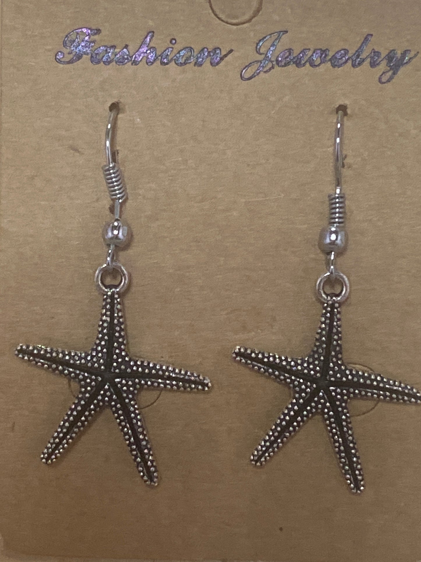 Pendientes de estrella de mar