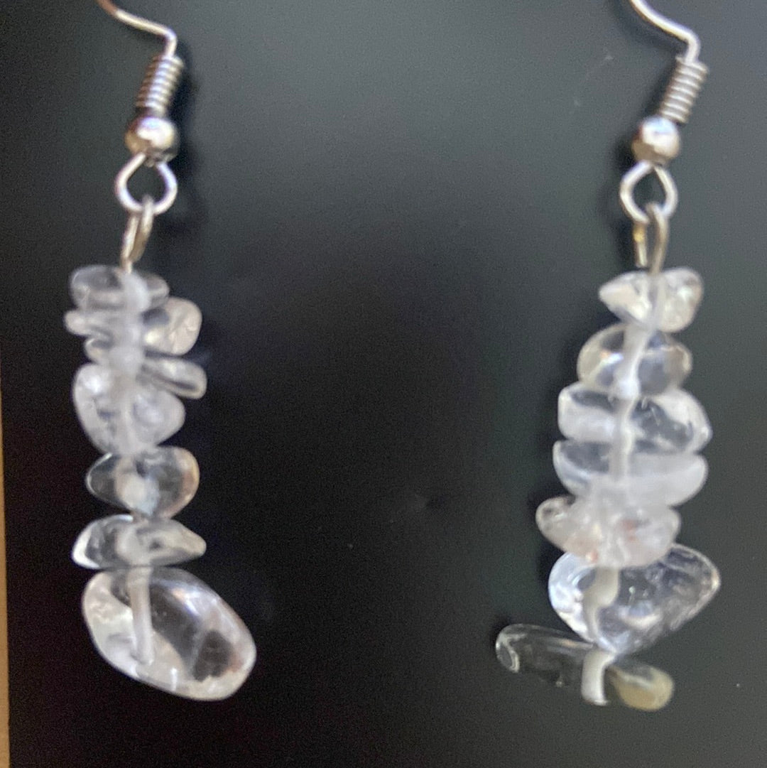 Quartz Chip Earrings