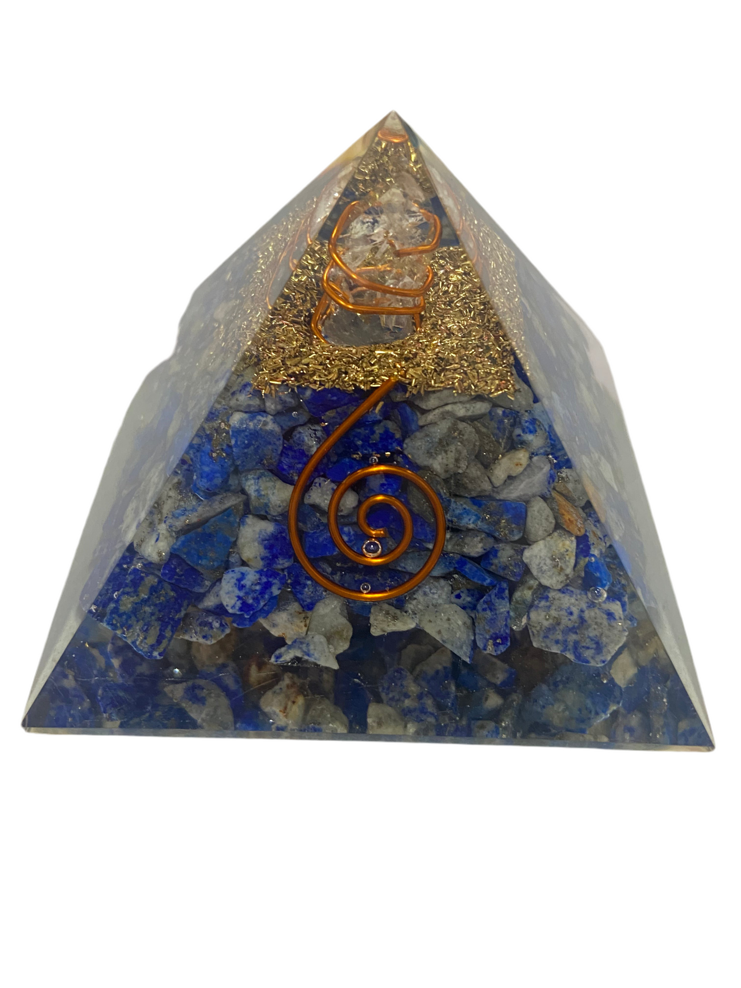Medium Lapis Lazuli Orgone Pyramid