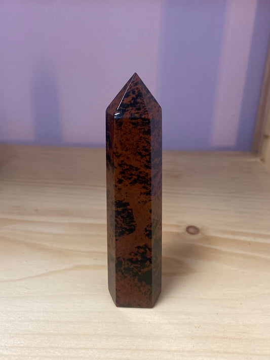 Mahogany Obsidian Point
