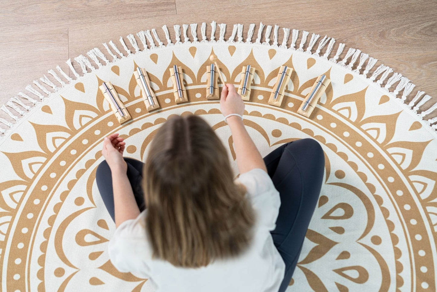 Juego de campanas energéticas de 7 chakras