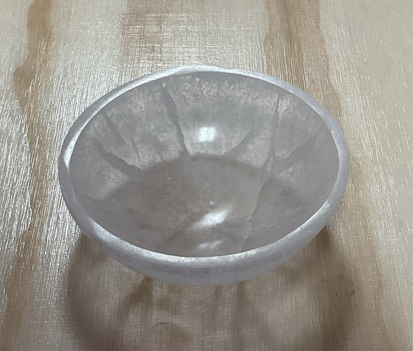 Cuenco pequeño de selenita de 2”