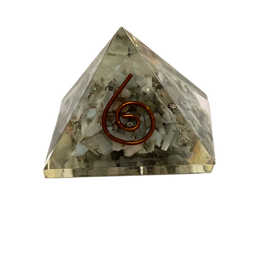 Small Aquamarine Orgone Pyramid