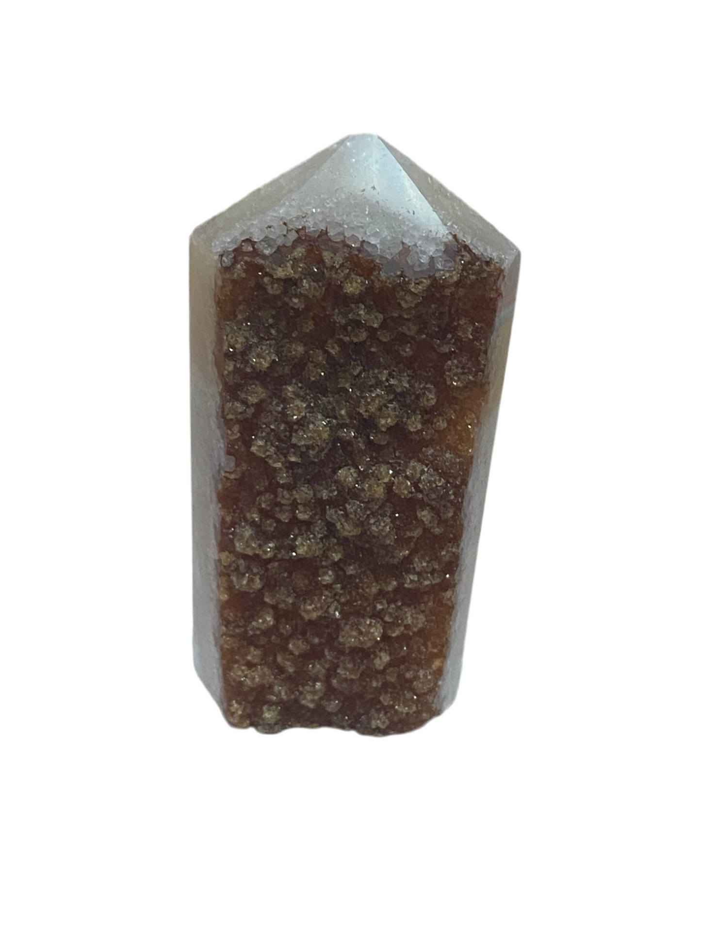 Torre de citrino druzy