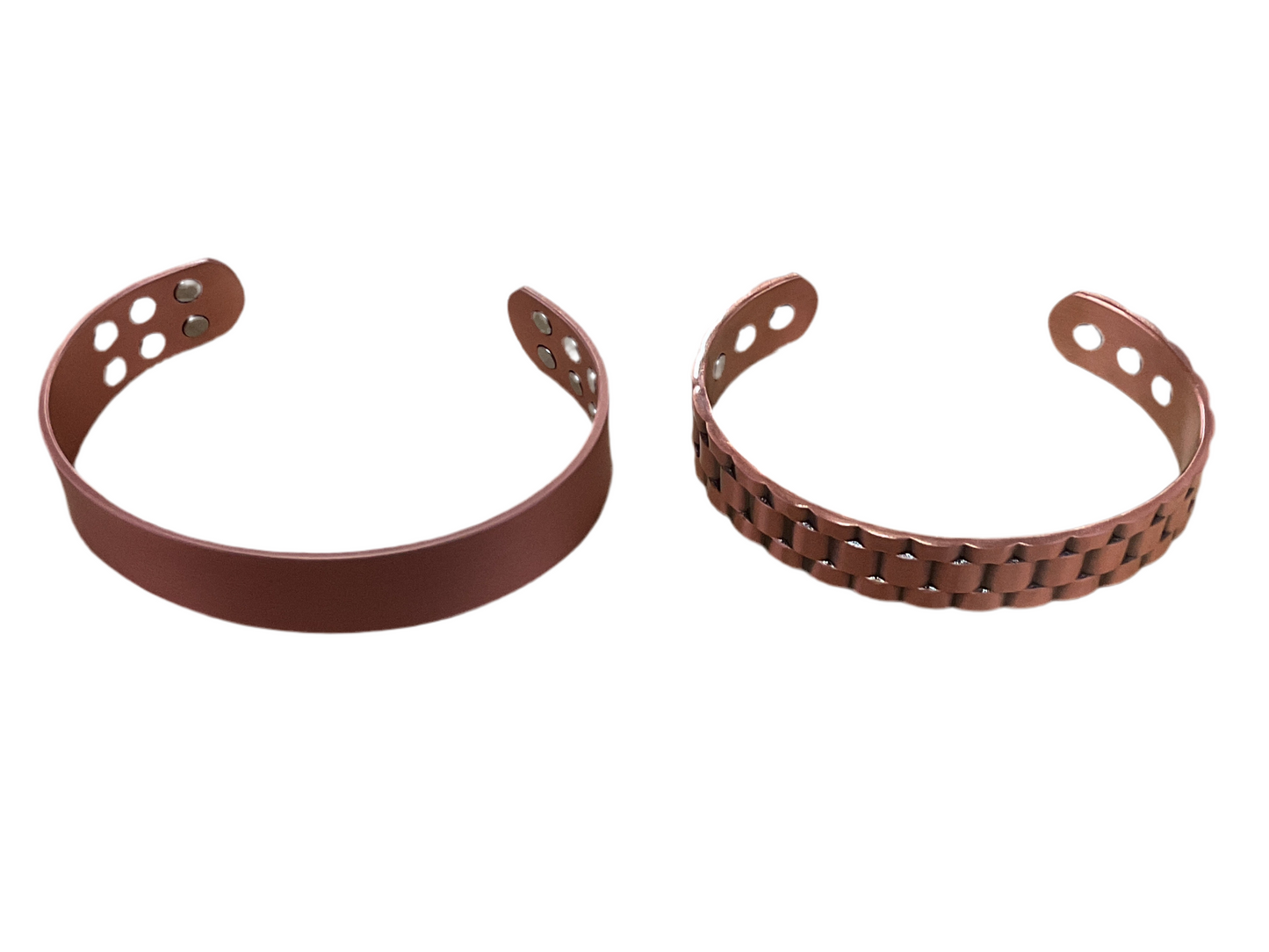 Copper Bracelets with Magnets Bangle Wide