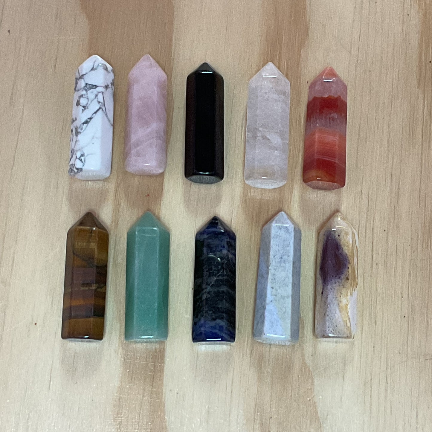 Punta de pie de mini piedras preciosas