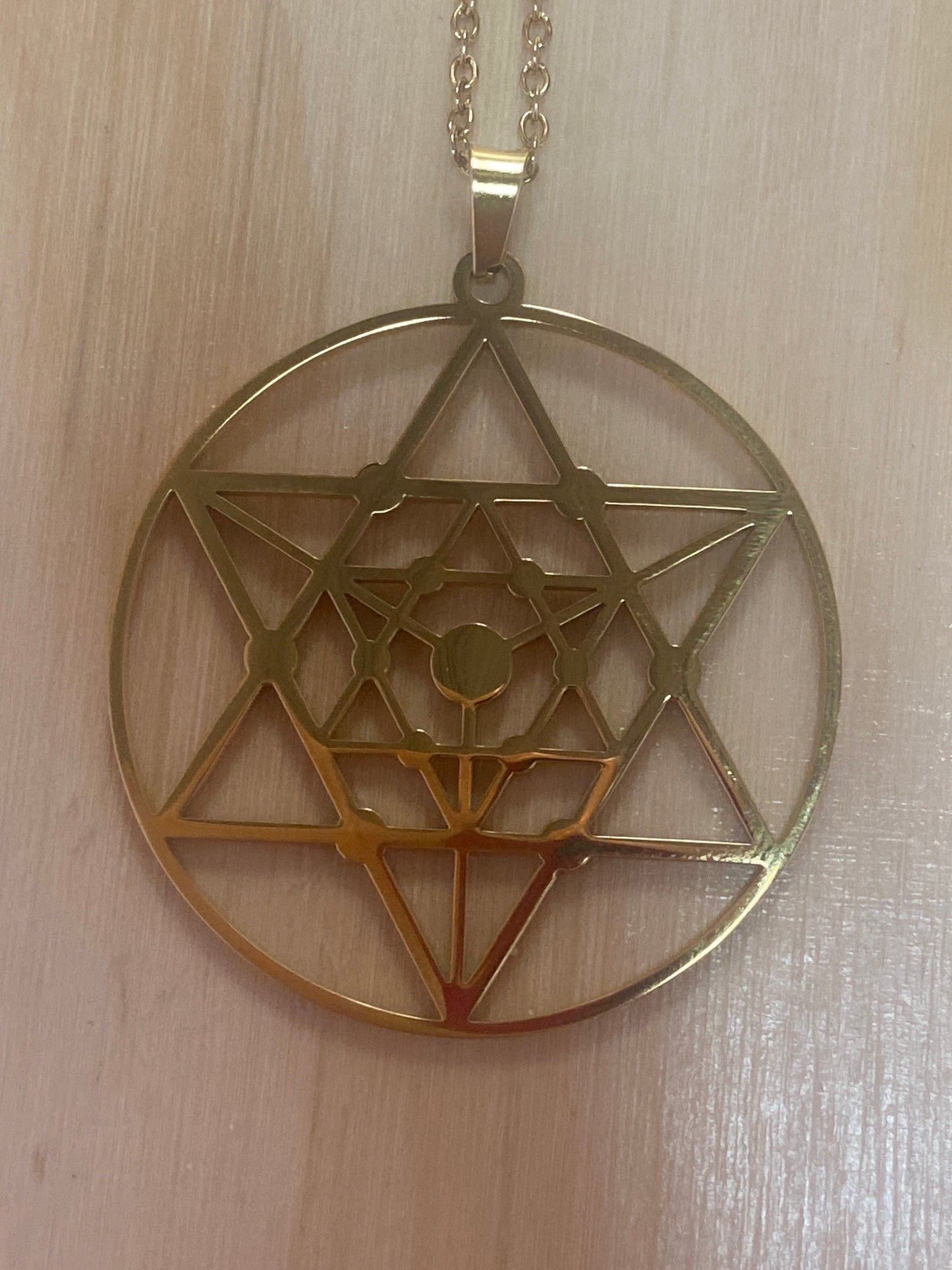 Merkaba Stainless Steel Necklace