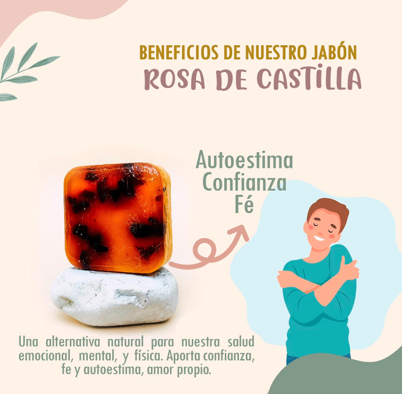 Jabón Artesanal Rosa de Castilla