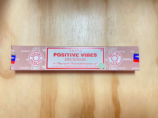 Satya Positive Vibes Incense Sticks