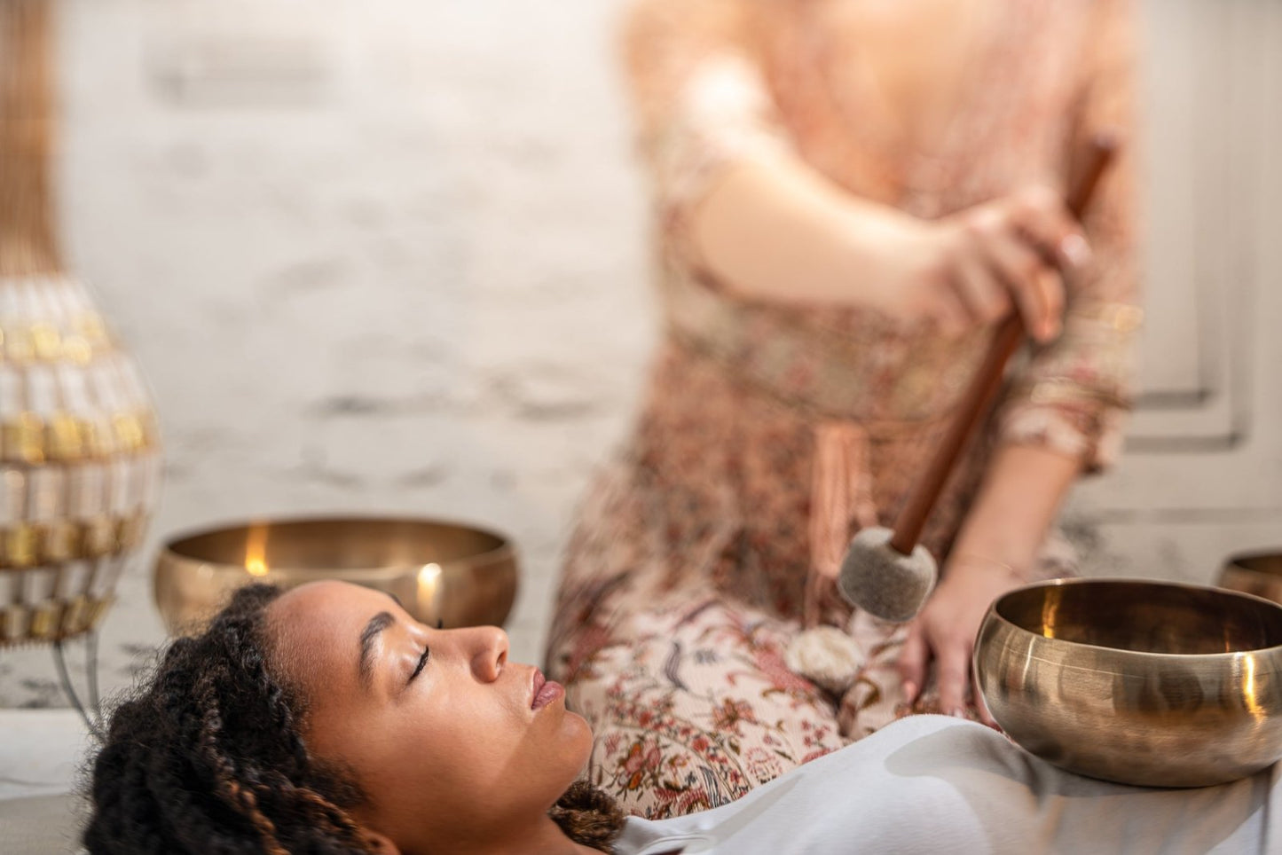 Energy Therapy Metal Singing Bowls Set 700/1000/1400g with Mallets