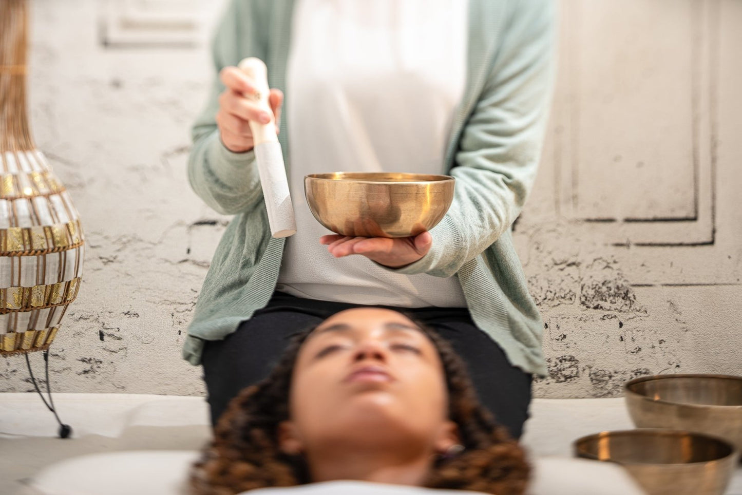 Energy Therapy Metal Singing Bowls Set 700/1000/1400g with Mallets