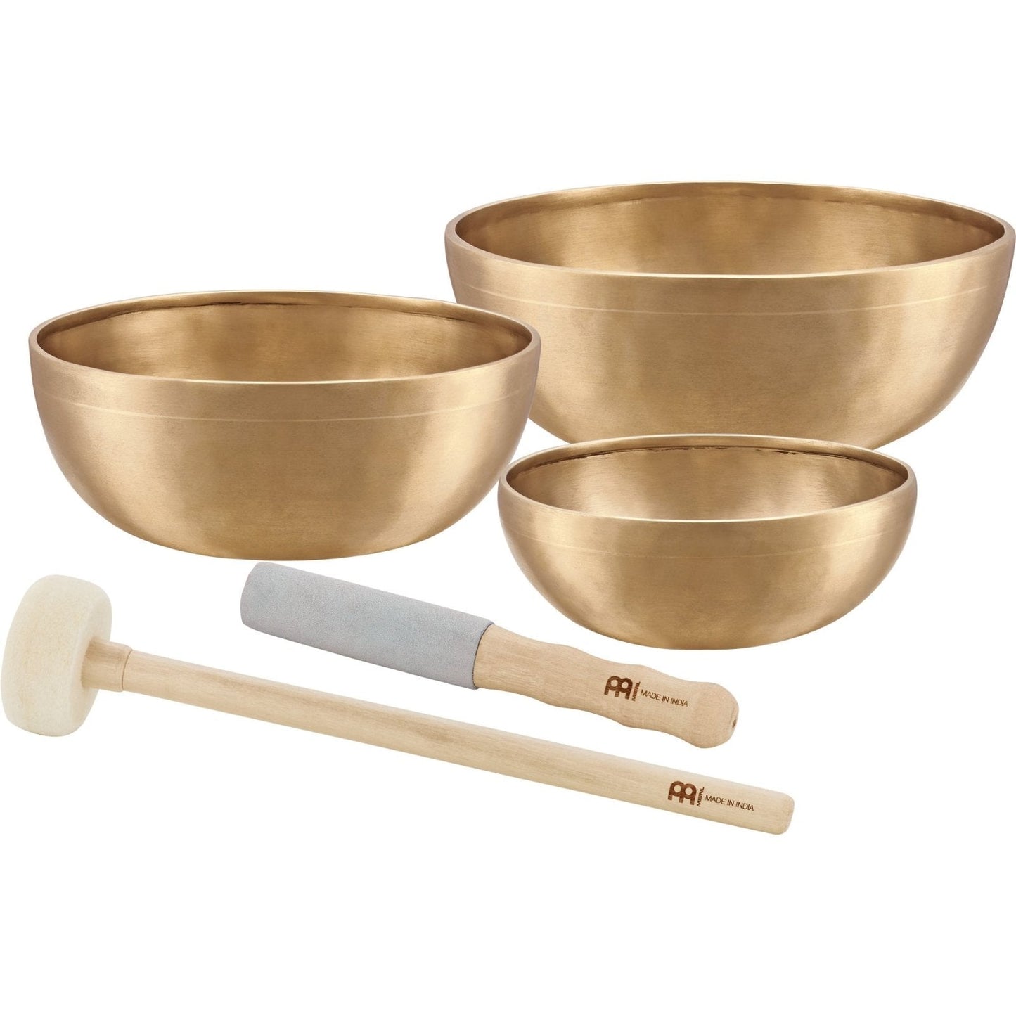 Energy Therapy Metal Singing Bowls Set 700/1000/1400g with Mallets