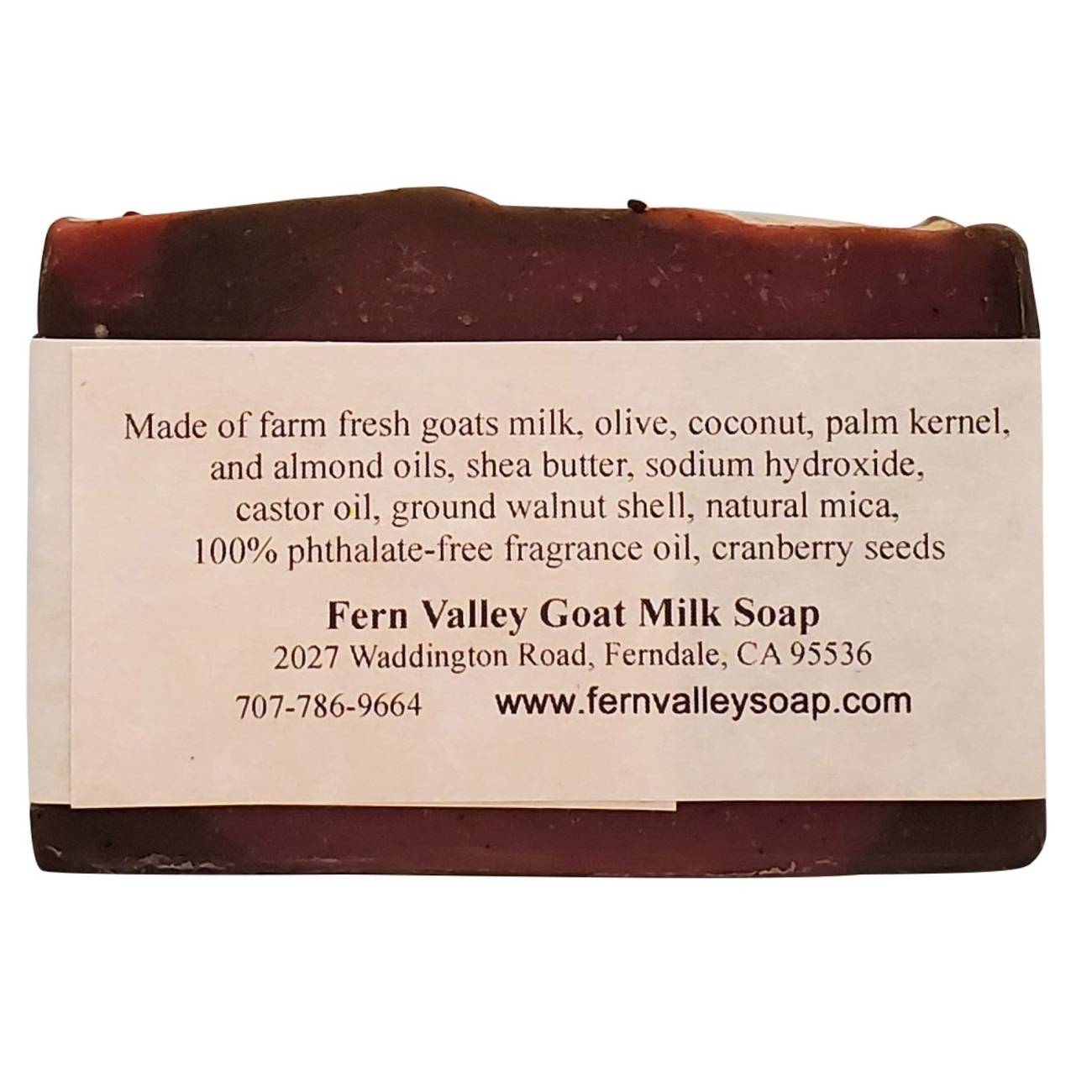 Jabón natural de leche de cabra | Exfoliante | Trufa de frambuesa