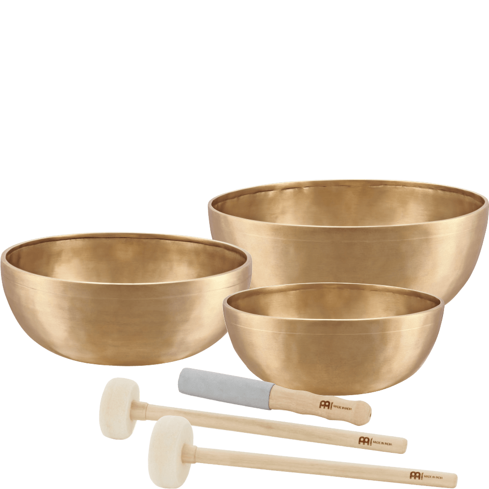 Energy Therapy Metal Singing Bowls Large Set (9", 10.2", 11.4")