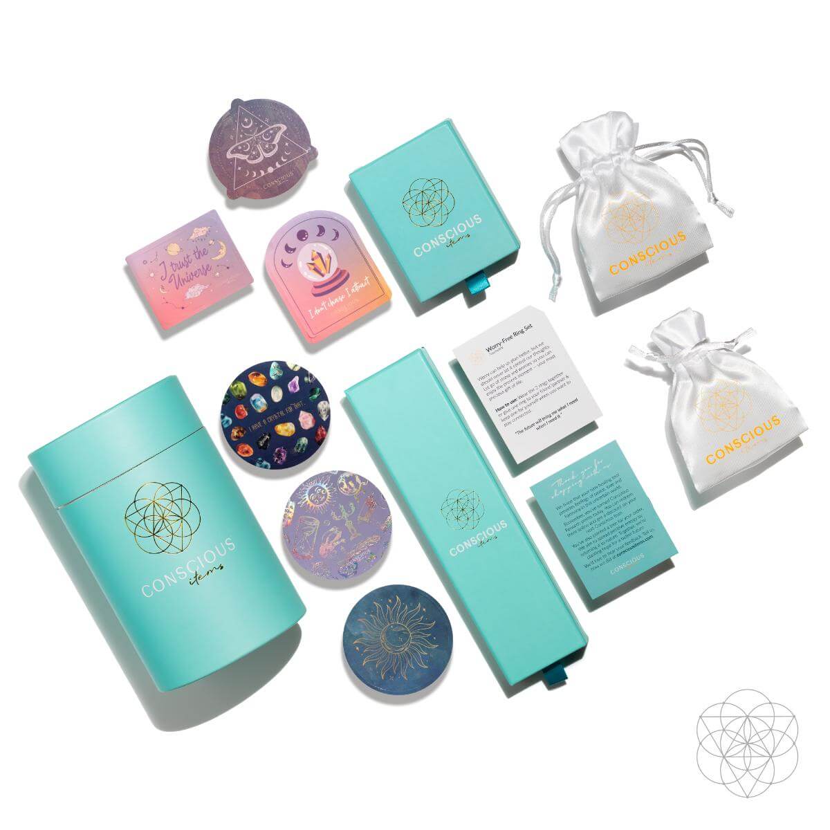 The Positive Energy Coasters (2 pcs)