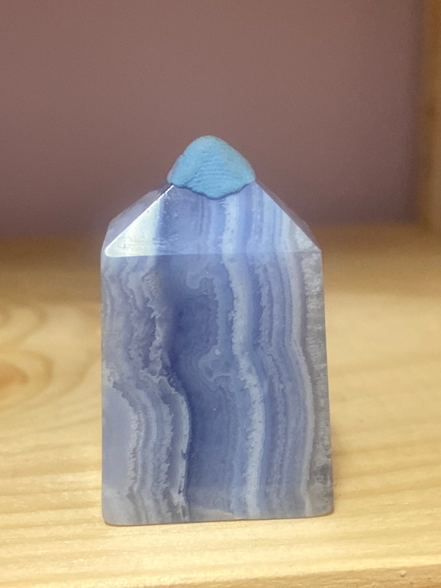 Blue Lace Agate Point