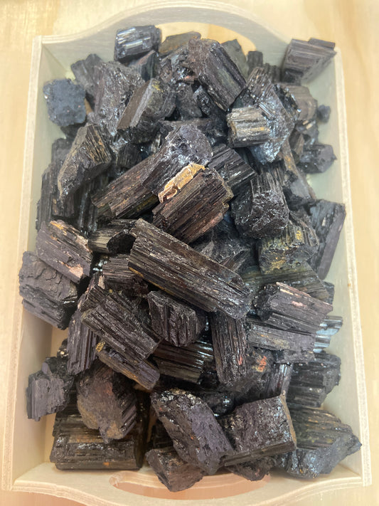 Raw Black Tourmaline Rough