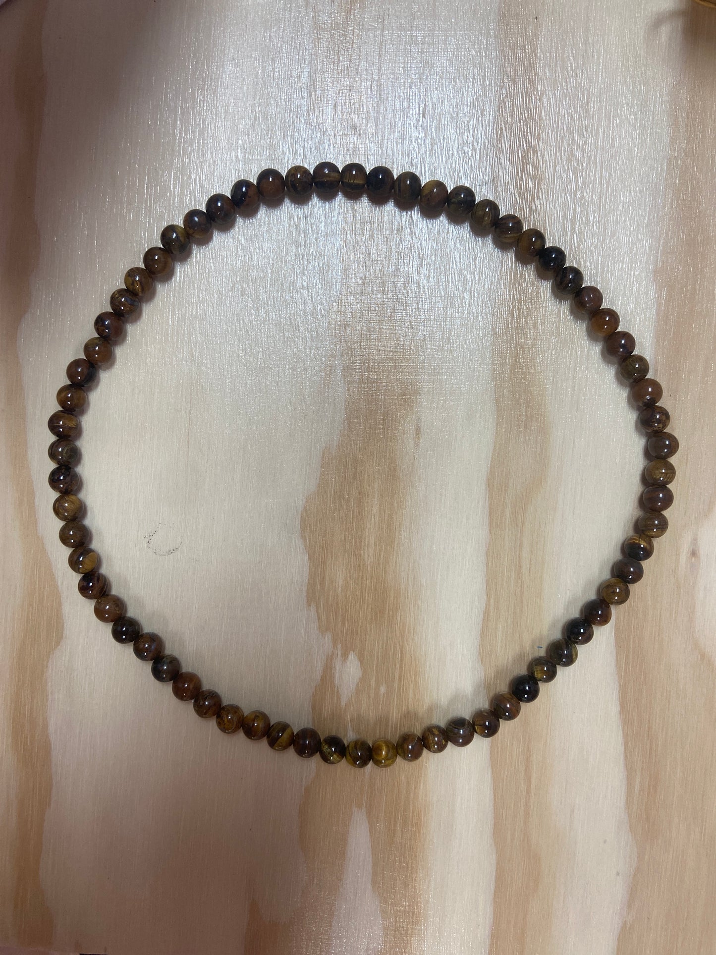 Tiger Eye 8mm Necklace