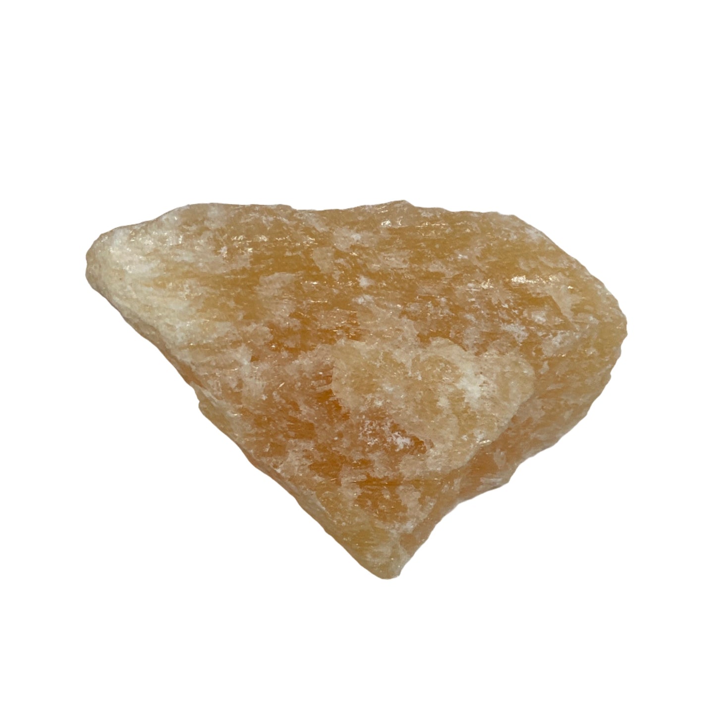 raw orange calcite