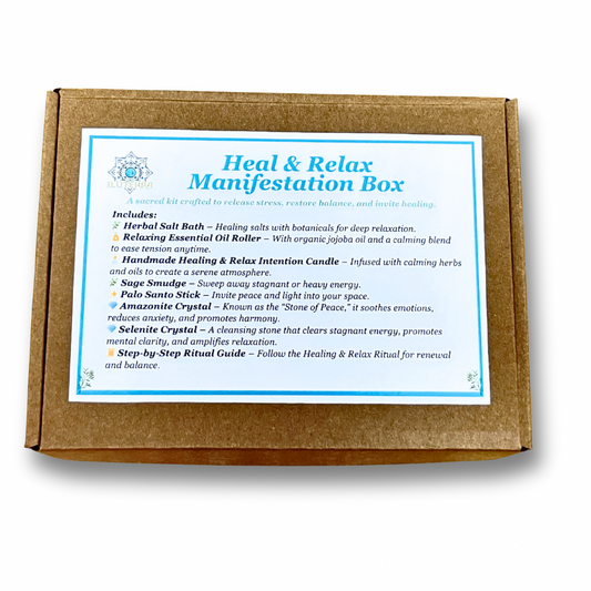 Healing & Relaxation Box - Calm Your Mind & Heal Your Spirit