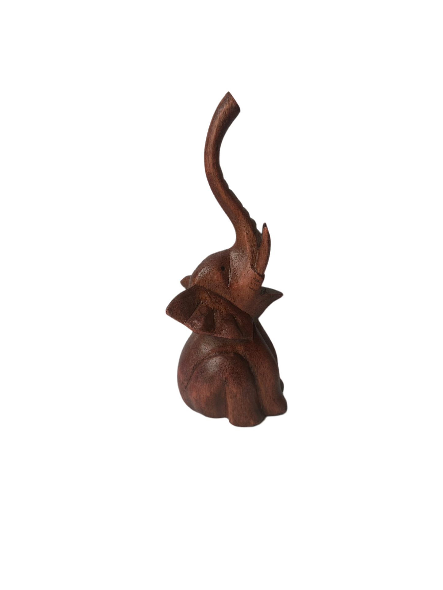 Figura de elefante de madera