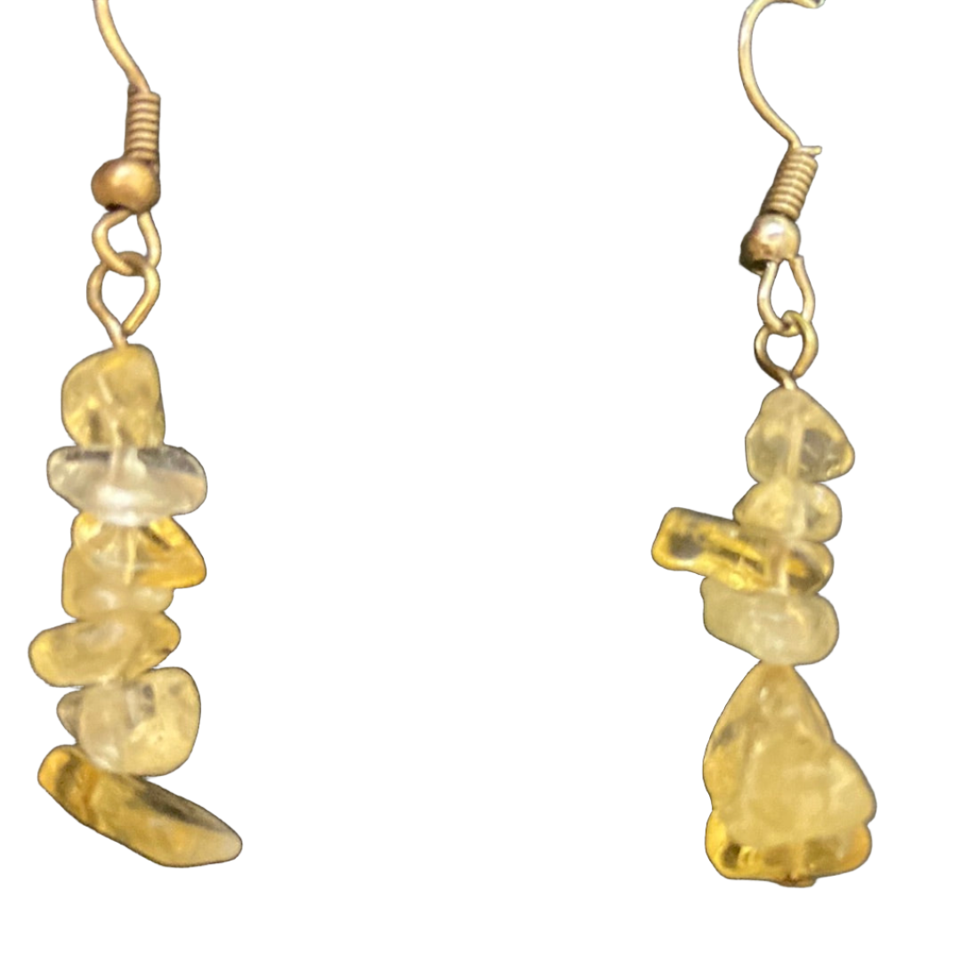 Citrine Chip Earrings