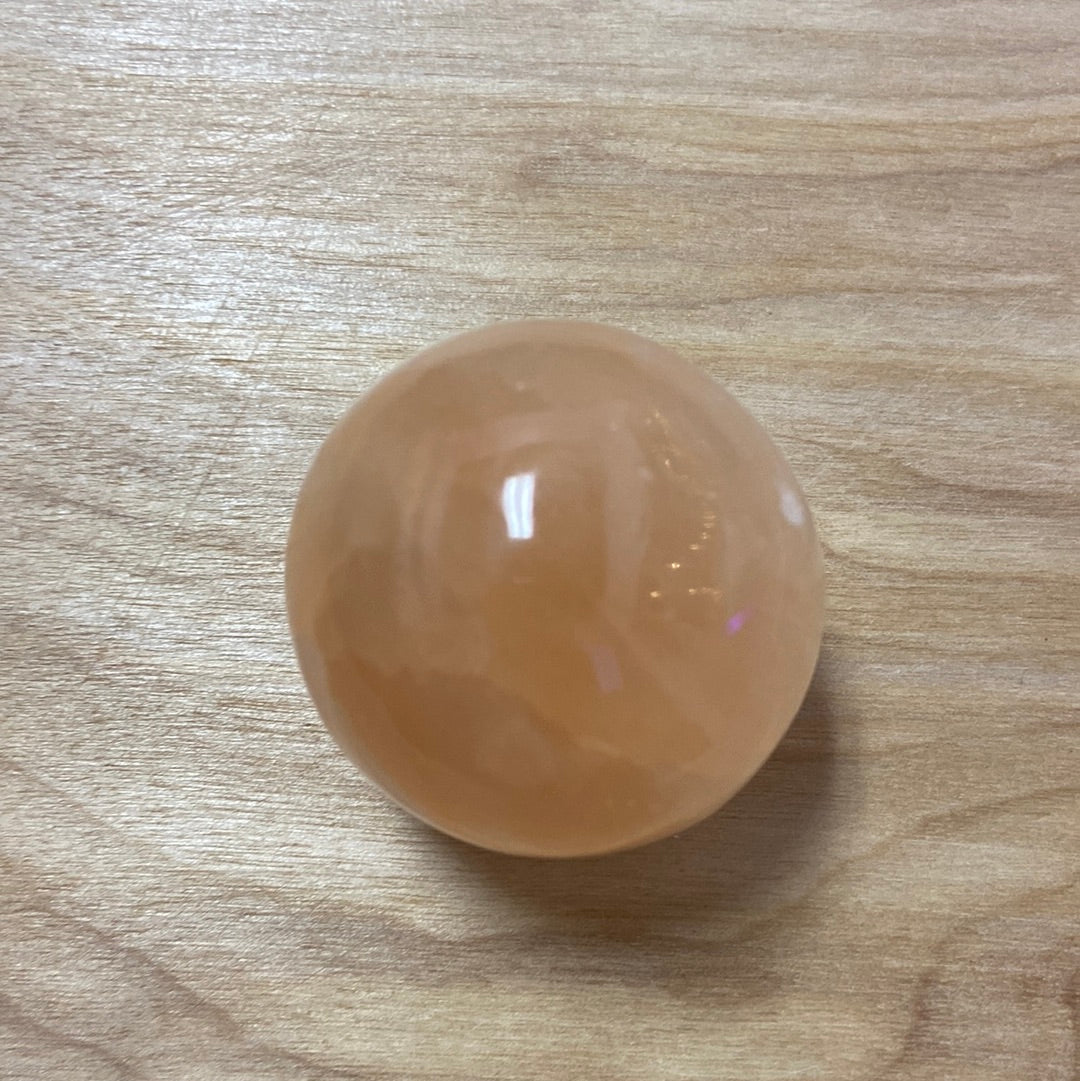 Orange Selenite Sphere