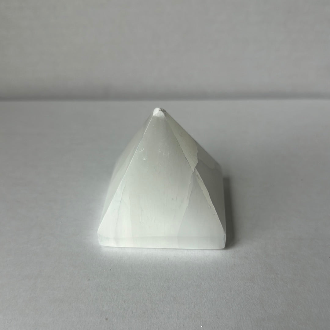 Medium Selenite Pyramid