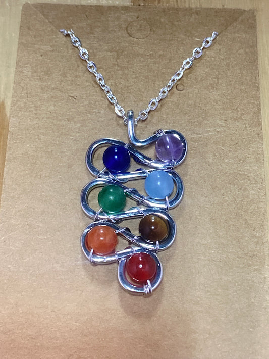 Squiggle Chakra Necklace SP
