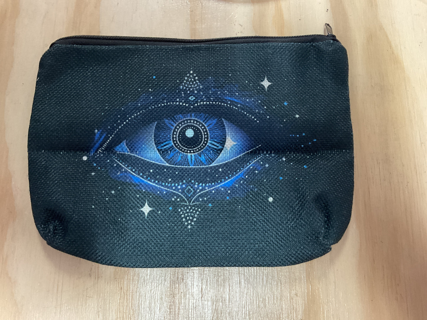 Evil Eye Sunflower Sun Moon Make Up Bag Travel Bag