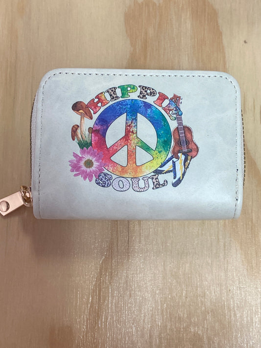 Hippie Soul White Wallet
