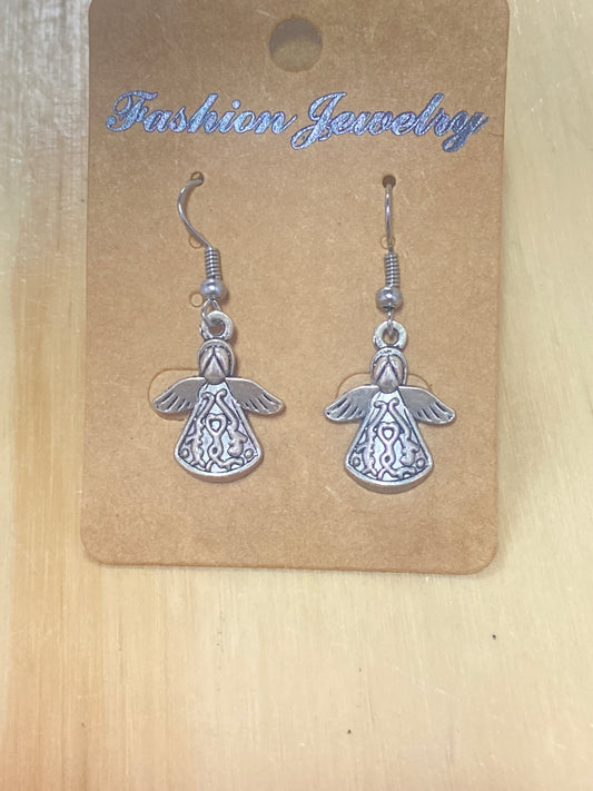 Pendientes pequeños de ángel