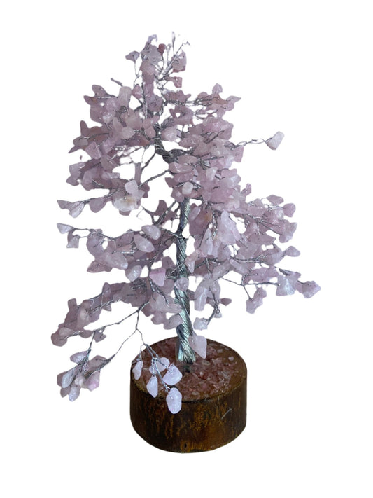 500 beads Rose Quartz Gem Tree - Iluterra