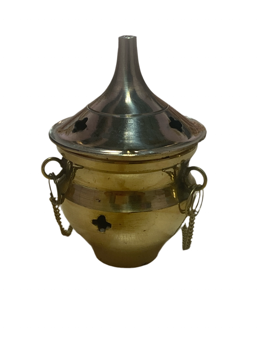 Hanging brass Incense Burner