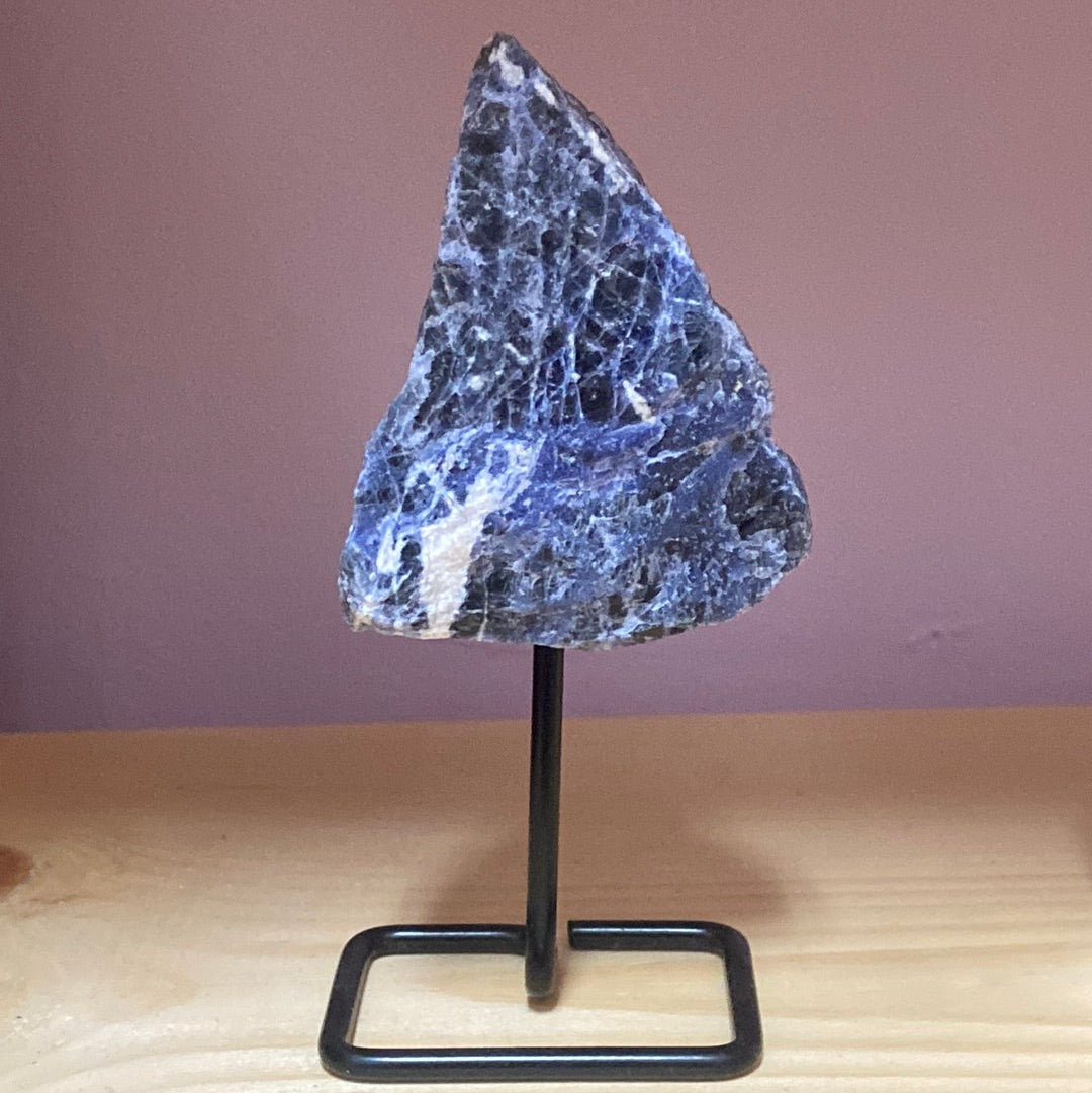 Sodalite on Metal