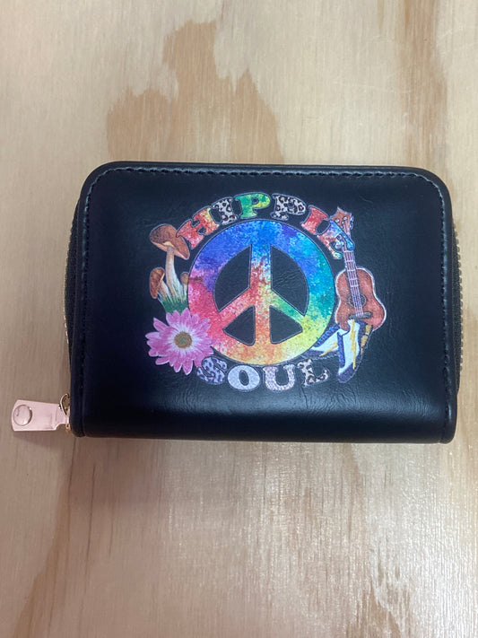 Hippie Soul Black Wallet