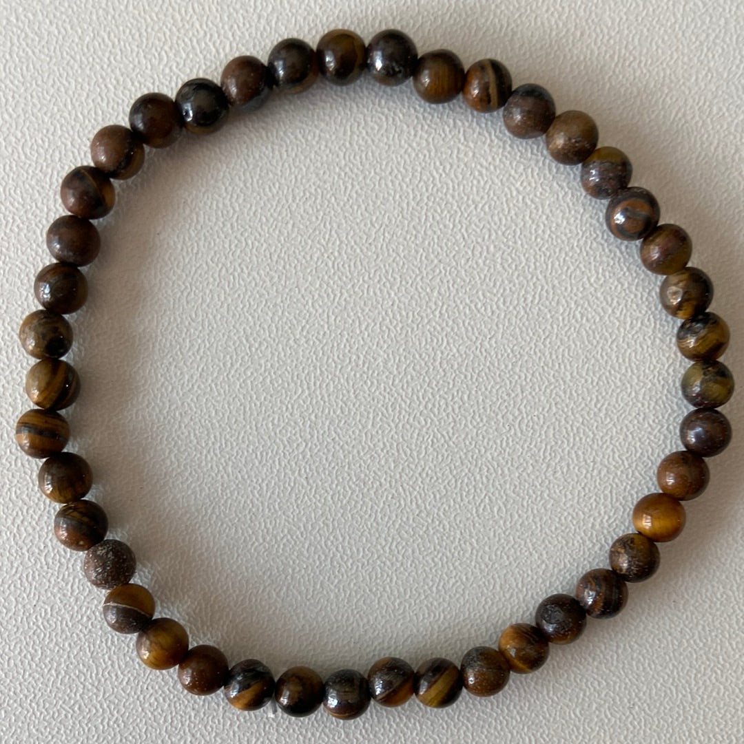 Tiger Eye  Bead Bracelet